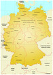 Deutschland mit Nachbarländern