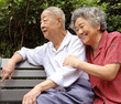 a happy senior couple