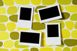 Designer concept - blank photo frames for your photos