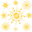 Nine images of the sun Nine images of the sun