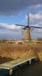 Windmill and Jetty Portrait Windmill and Jetty Portrait