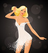 Vector: Disco sparks (white) Disco sparks (white)