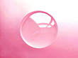 Transparent water drops