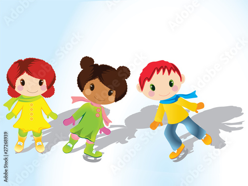  Skating Shoes  Kids on Children Ice Skating Vector    Athanasia Nomikou  27268939   See