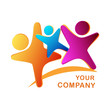 LOGO happy family fond blanc LOGO happy family fond blanc