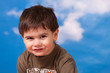 Smiling three year old boy