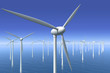 Windkrafträder im Wasser
