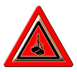 panneau danger, manoeuvres de grue