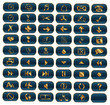 Gold Button Set 1
