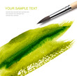 artists brush and paint