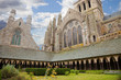 Mont Saint Michel cloister, France