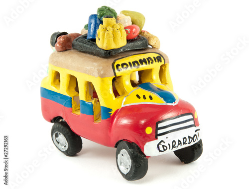 Foto: Colombian Bus called Chiva Colombian Bus called Chiva
