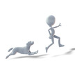 Illustration: Haustier, rennen, Hund Haustier, rennen, Hund