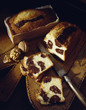 Walnut and cacao cake