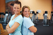 Anlehnen im Fitnesscenter