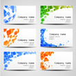 Set of six business cards Set of six business cards