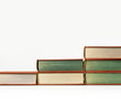 stack of old books
