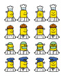 cartoon emoticons - jobs