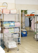 Commercial laundry interior