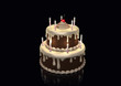 Birthday cake an cherry