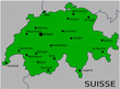 Carte des Villes Principales de Suisse