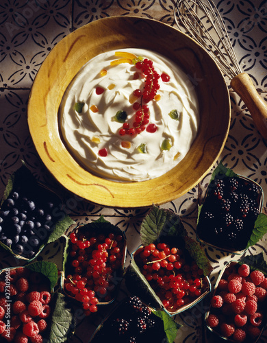 Photo: Fromage blanc with summer fruit Fromage blanc with summer fruit