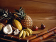 Selection of exotic fruit