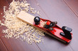 Photo: Shavings of wood Shavings of wood