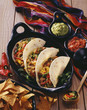 chicken fajitas