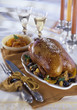 Roast duck, dried fruit marmelade,Emile Jung