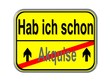 Akquise  - hab ich schon