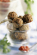 Tunisian beef balls with mint and coriander 