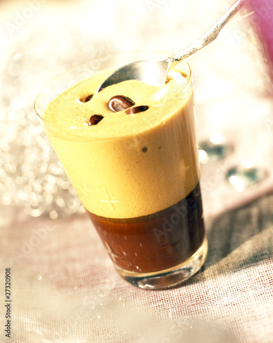 Photo: Coffee-chocolate duo mousse Coffee-chocolate duo mousse