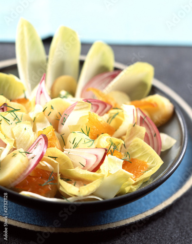 Photo: Chicory,potato and haddock salad Chicory,potato and haddock salad