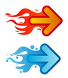 flechas hot cold