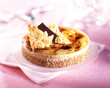 almond and  praline-flavoured cake