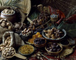 Selection of dried fruit
