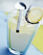 vanilla-flavored creamy soup with lemon jelly