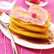 crispy banana heart dessert