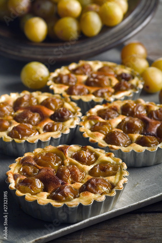 Photo: Mirabelle plum tart Mirabelle plum tart