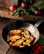 Pan-fried foie gras with grapes