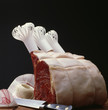 Raw beef chops