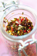 jar of mixed spices