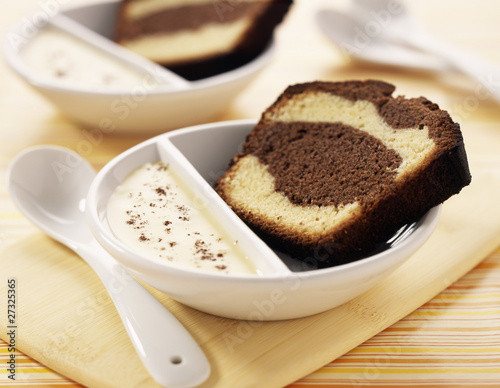 Photo : Marbled cake Marbled cake
