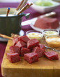 Beef fondue