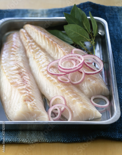 Photo: Raw cod fillets Raw cod fillets