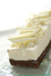 White and dark chocolate cake