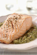 Salmon with sorrel