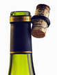 Cork and bottle neck of a 1989 wine