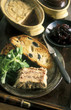 Mille-feuille of duck foie gras and hare rillettes